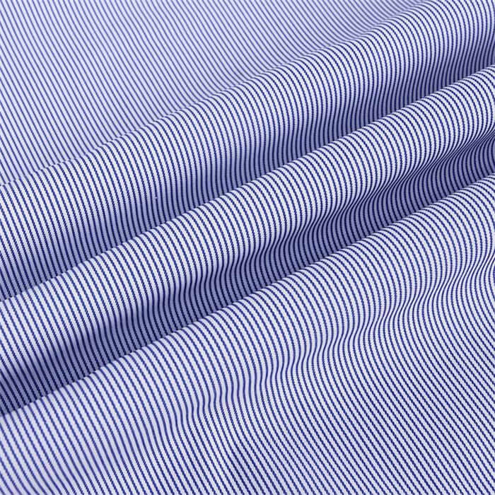 Cotton poly twill stripe shirt fabric 1015 4