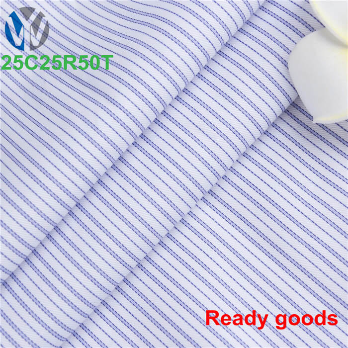 TCR twill stripe shirt dress fabric 1095 5