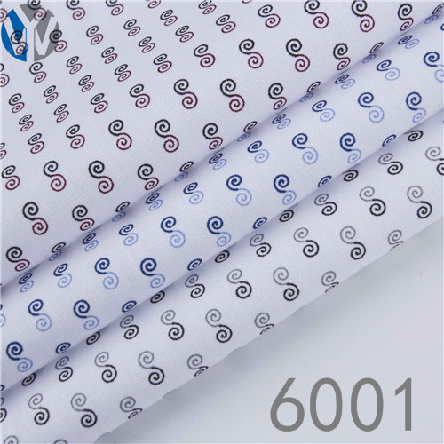 CVC poplin print shirt dress fabric 6001