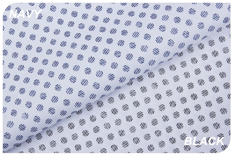 CVC poplin print shirt dress fabric 6002 8