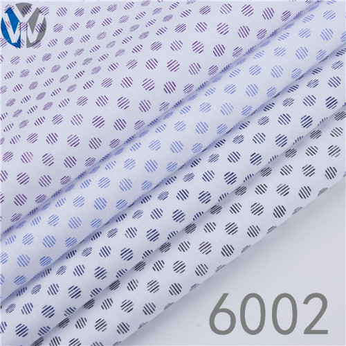 CVC poplin print shirt dress fabric 6002