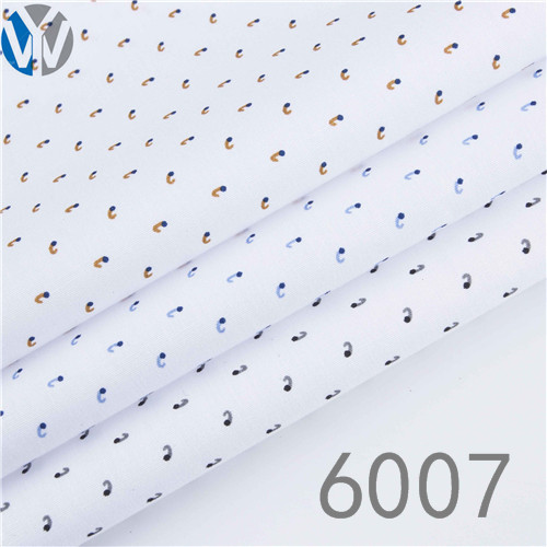 CVC poplin print shirt dress fabric 6007