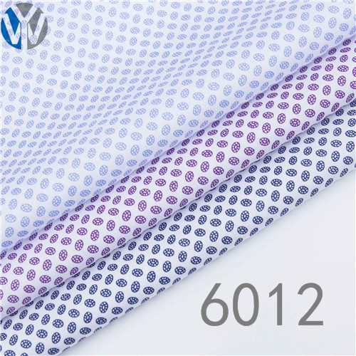 CVC poplin print shirt dress fabric 6012