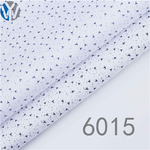 CVC poplin print shirt dress fabric 6015
