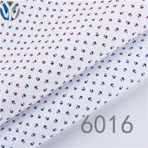 CVC poplin print shirt dress fabric 6016